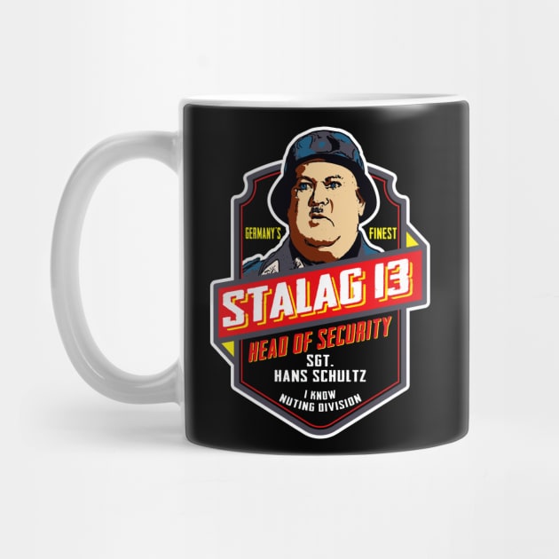 Stalag 13 Sgt. Schultz Head of Security Hogan's Heroes by Alema Art